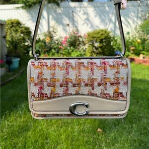 Coach Tweed Bandit Shoulder Bag CP153